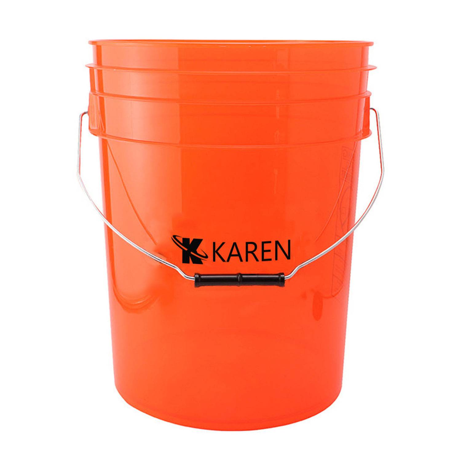 5 Gallon Thickened Transparent Plastic Car Wash Bucket 6