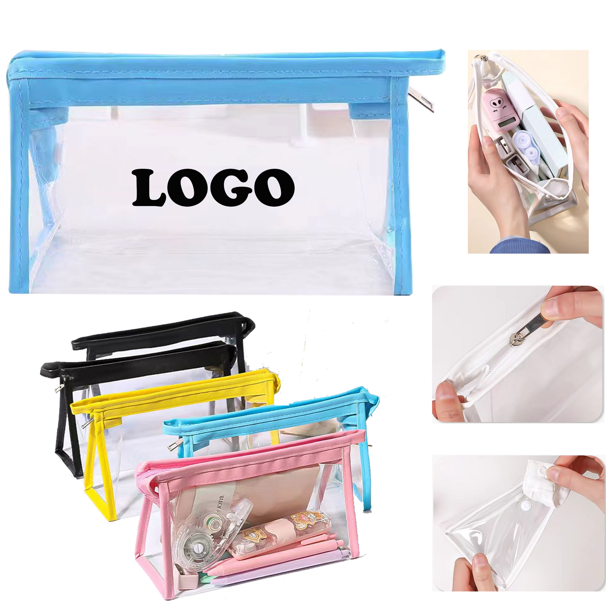 MOQ 10 pcs Transparent Organizer Pouch 3