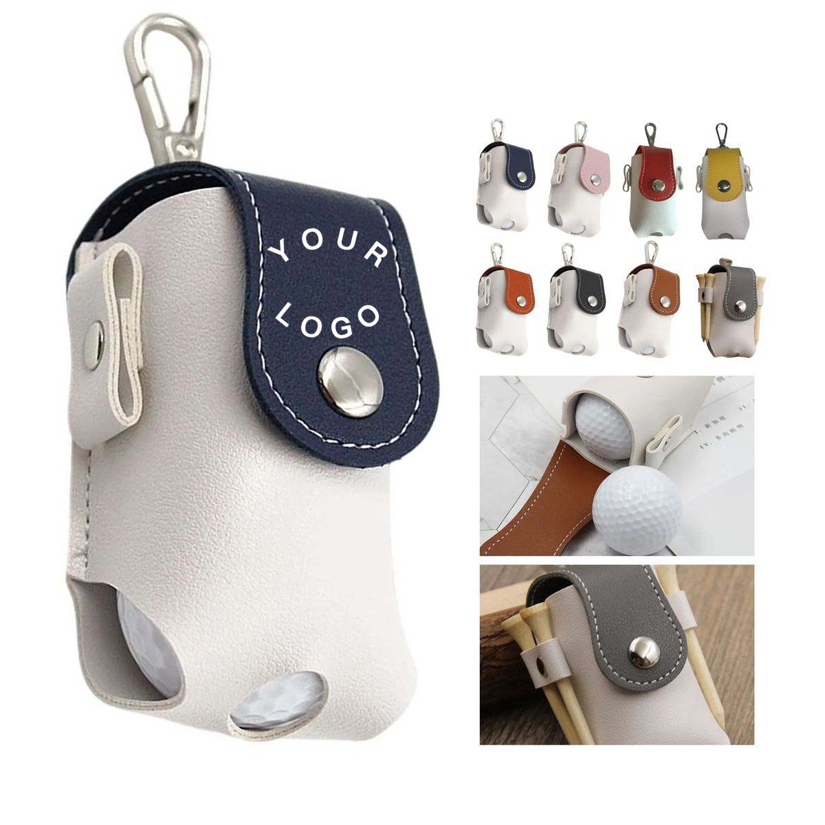 Durable Golf Ball Storage Bag Portable 2