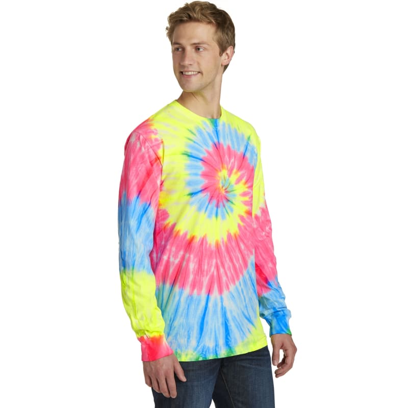 Port & Company Tie-Dye Long Sleeve Tee. 12