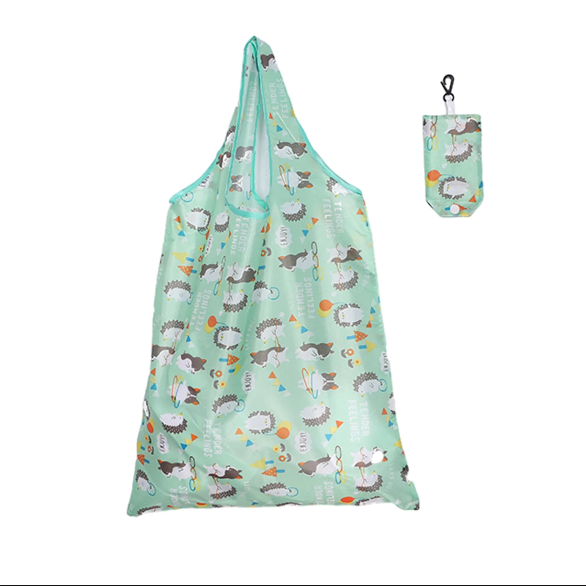 Portable Eco-Friendly Sundries Bag, custom tote bag with logo imprint 3
