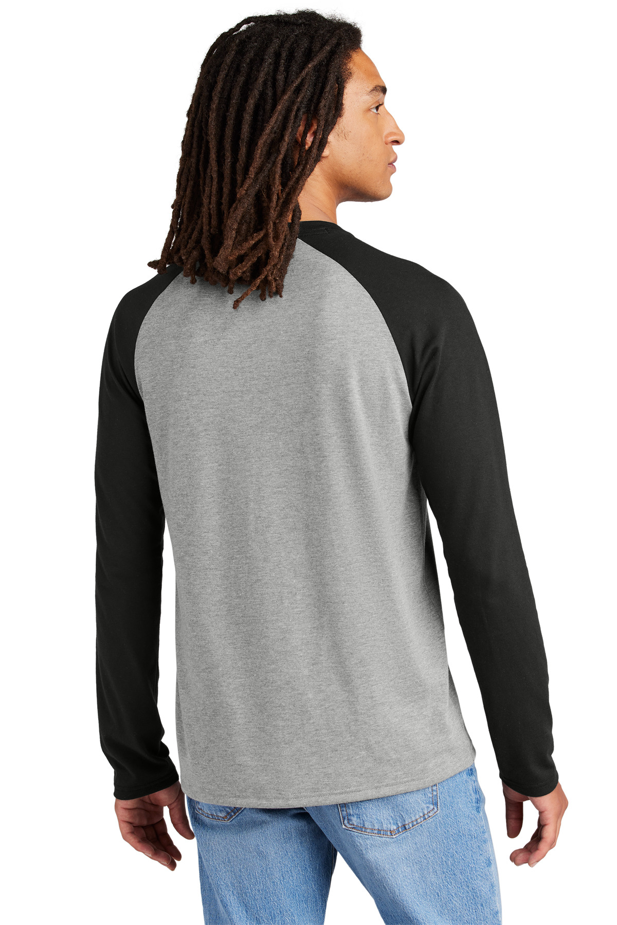 Allmade Unisex Tri-Blend Long Sleeve Colorblock Raglan AL6009 1