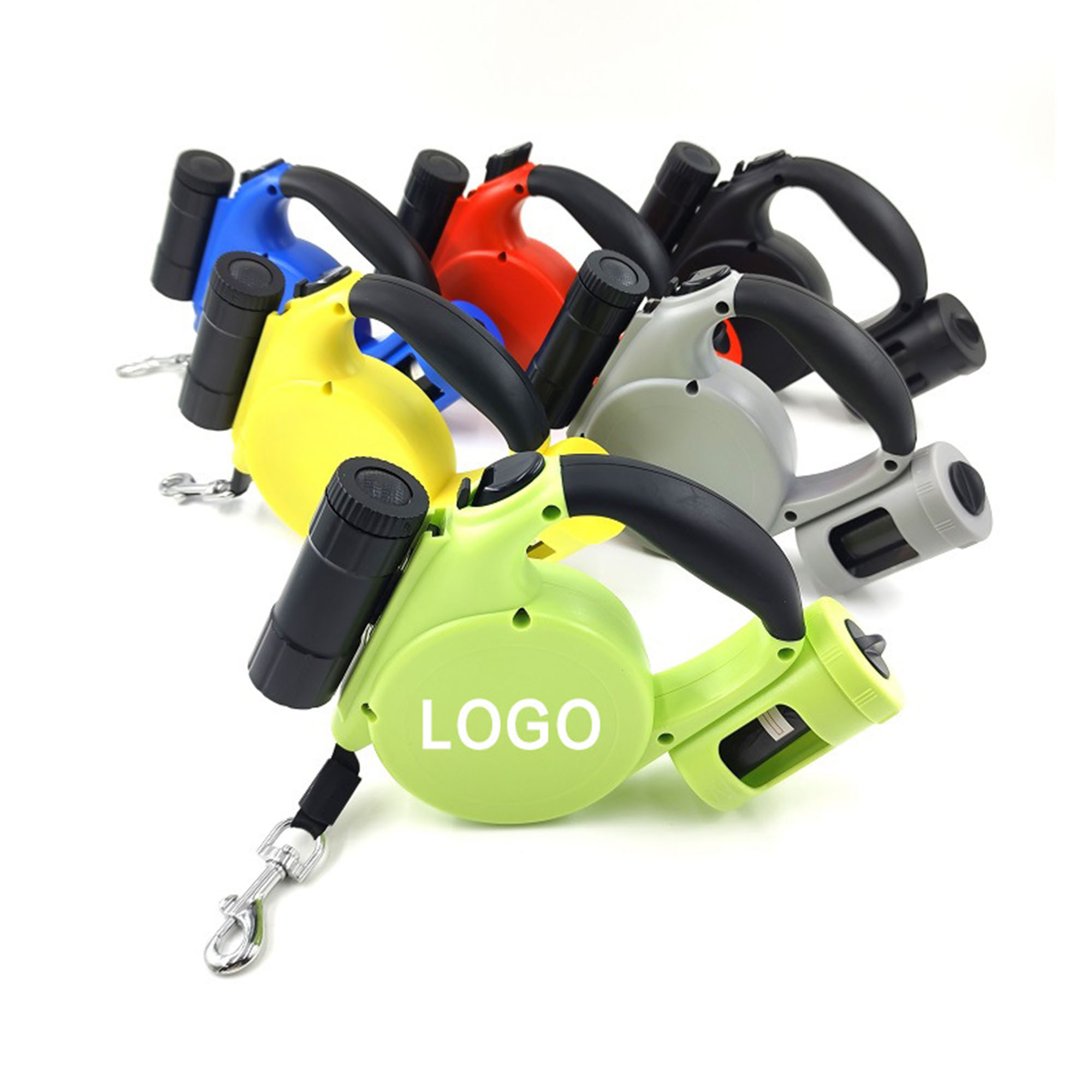 Pet Retractable Leash with Flashlight 2