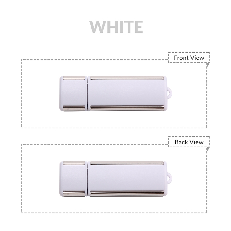 USB Flash Drive with Aluminum Side Trim 1
