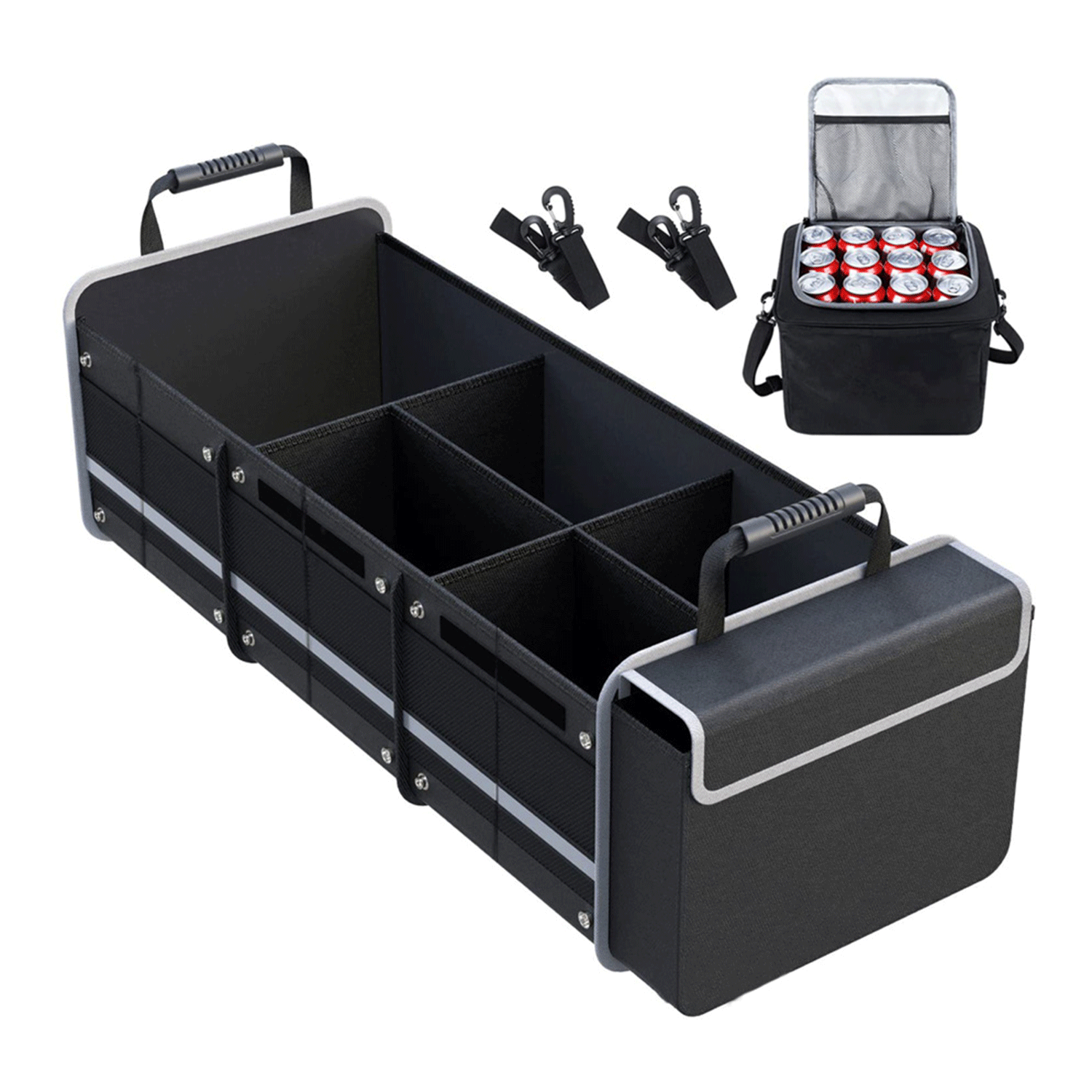 Outdoor Travel car supplies trunk storage Organizer box 3