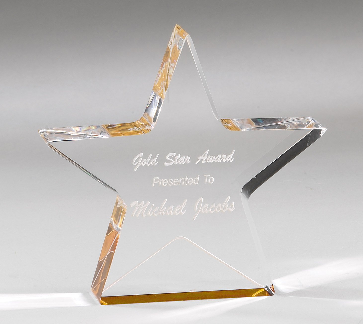 Gold Acrylic Star 2