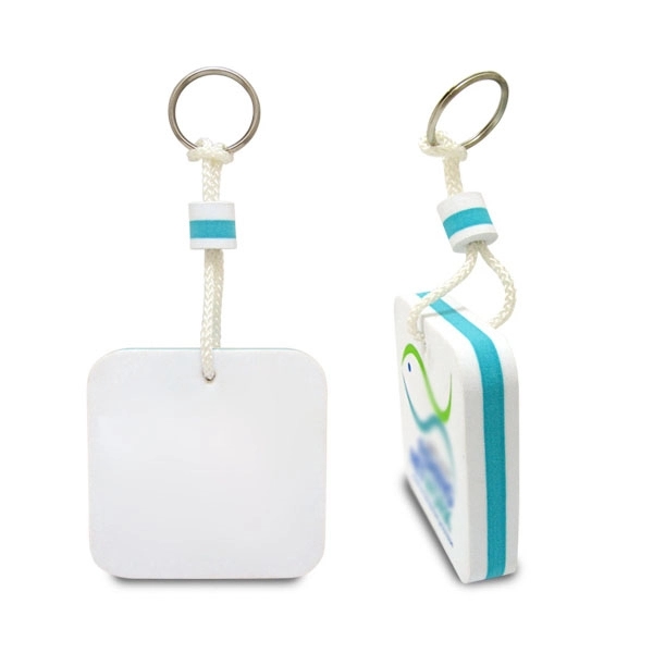 Square Eva Floating Keychain 2