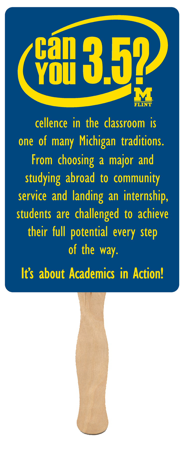 Single Side Rectangle Shaped Fan