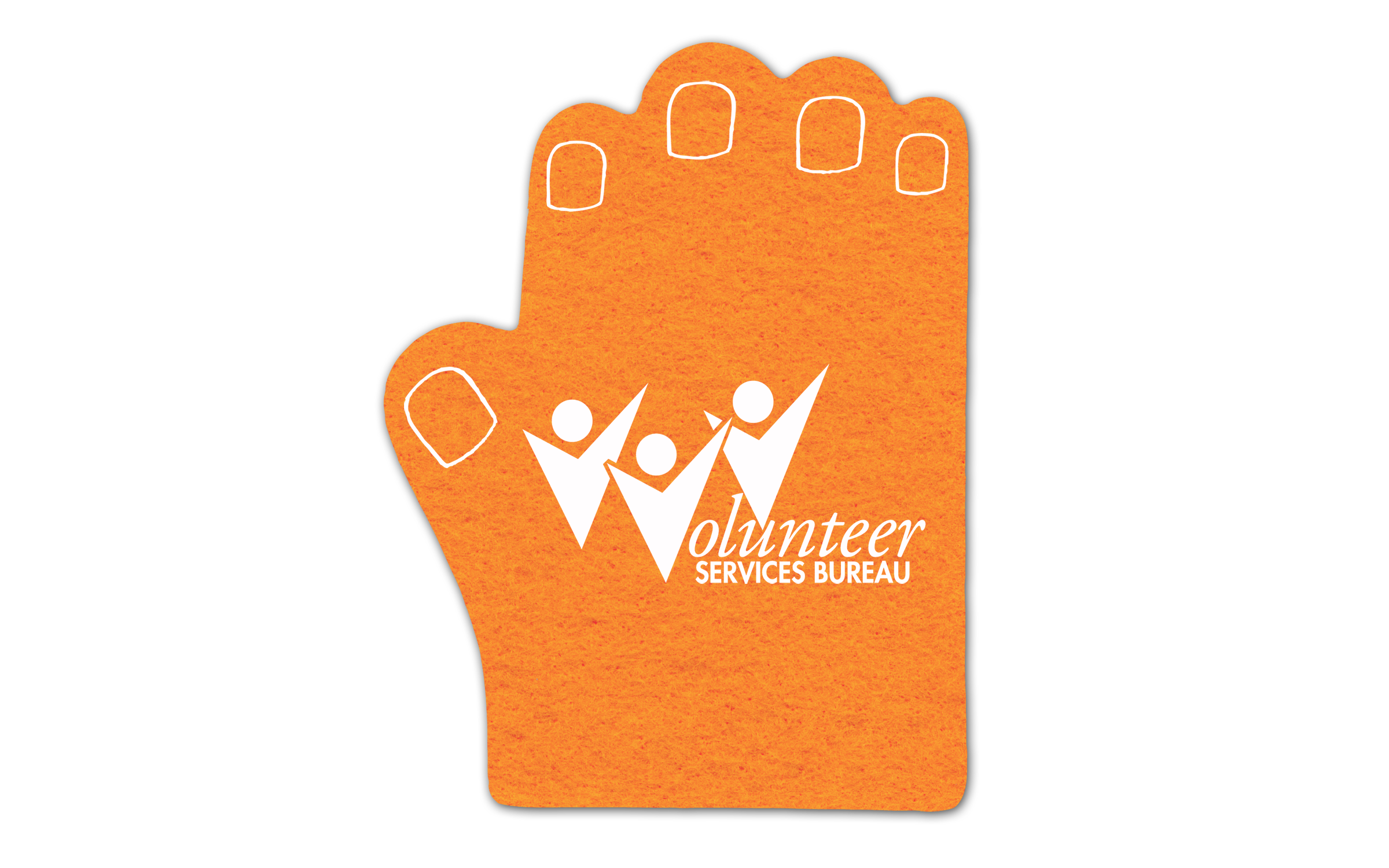 6" Hand Shammy Coaster 1