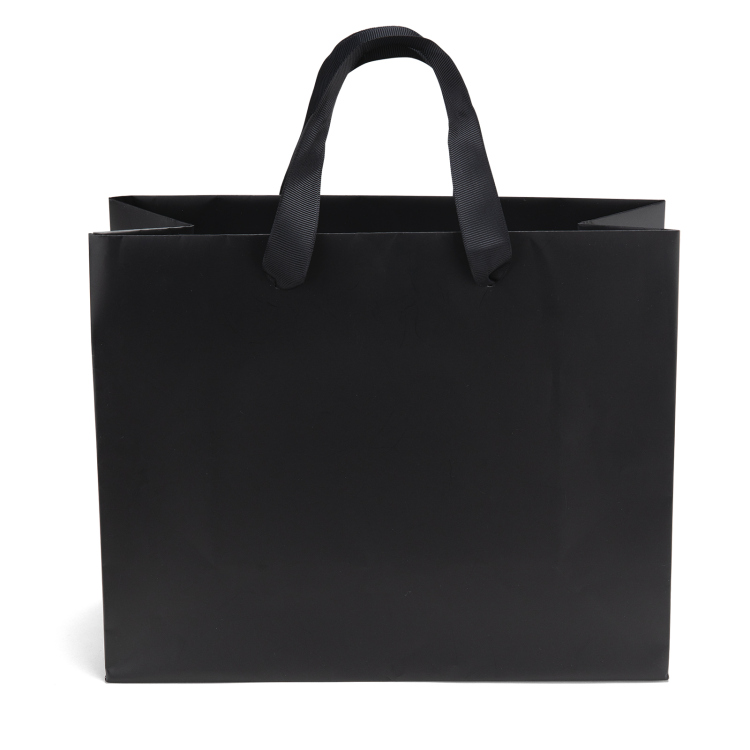 Victoria™- Ribbon Handle Matte Eurotote - Foil Print 4