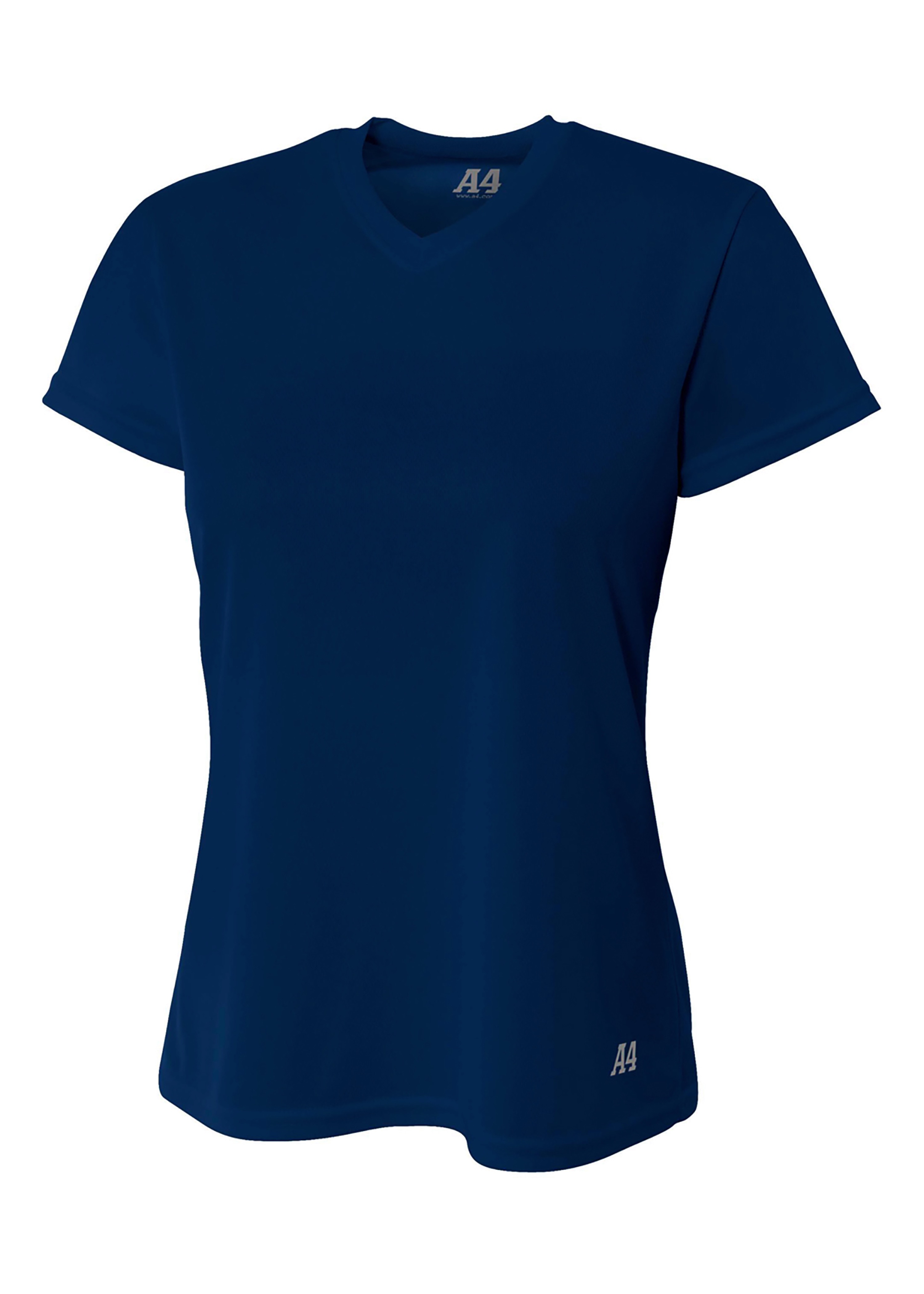 A4 Short Sleeve V-Neck Bird's Eye Mesh Tee 8