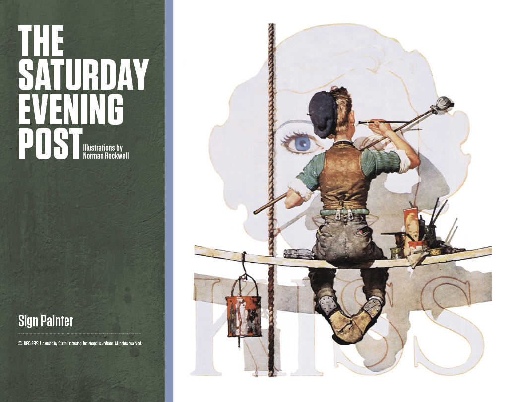 Good Value™ The Saturday Evening Post - Window Calendar 33