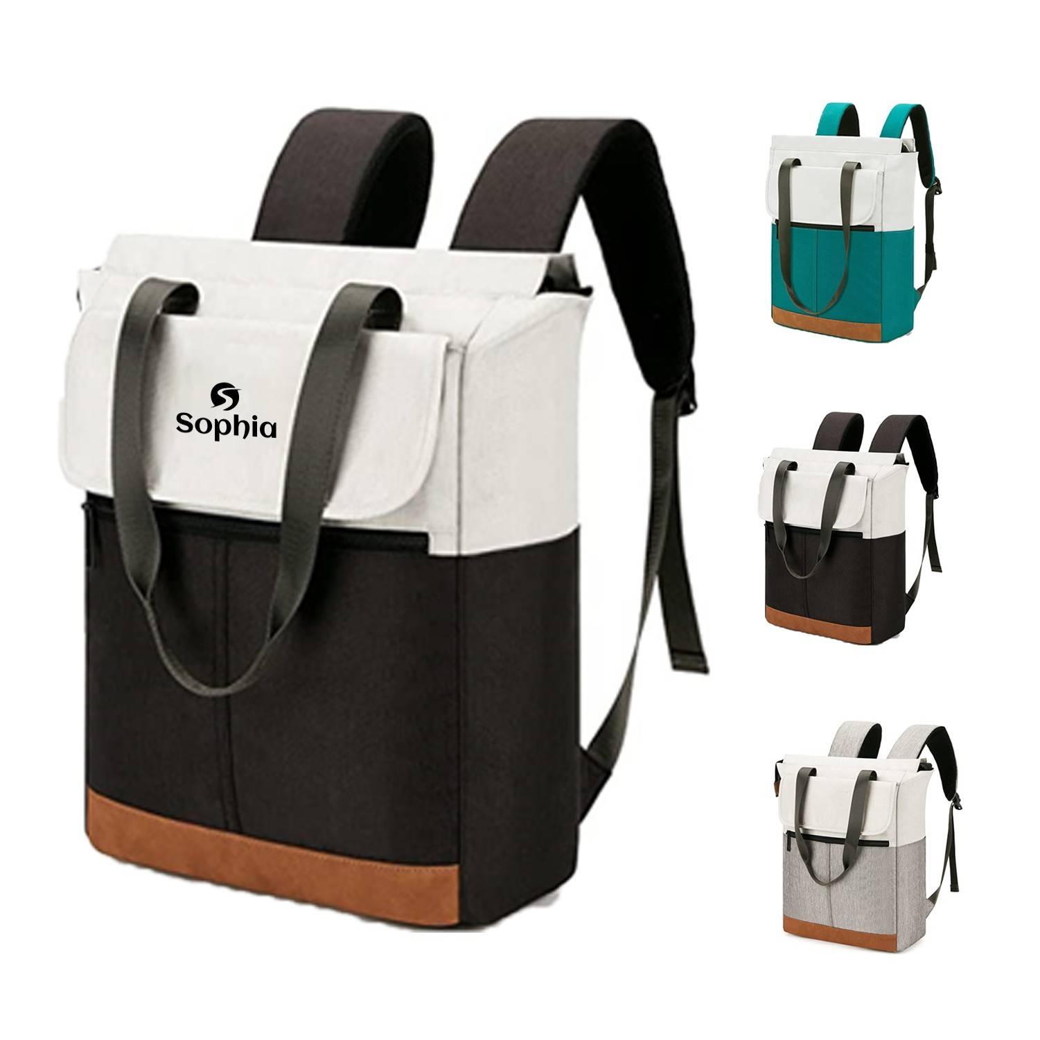 Large Travle Laptop Tote Backpack 1