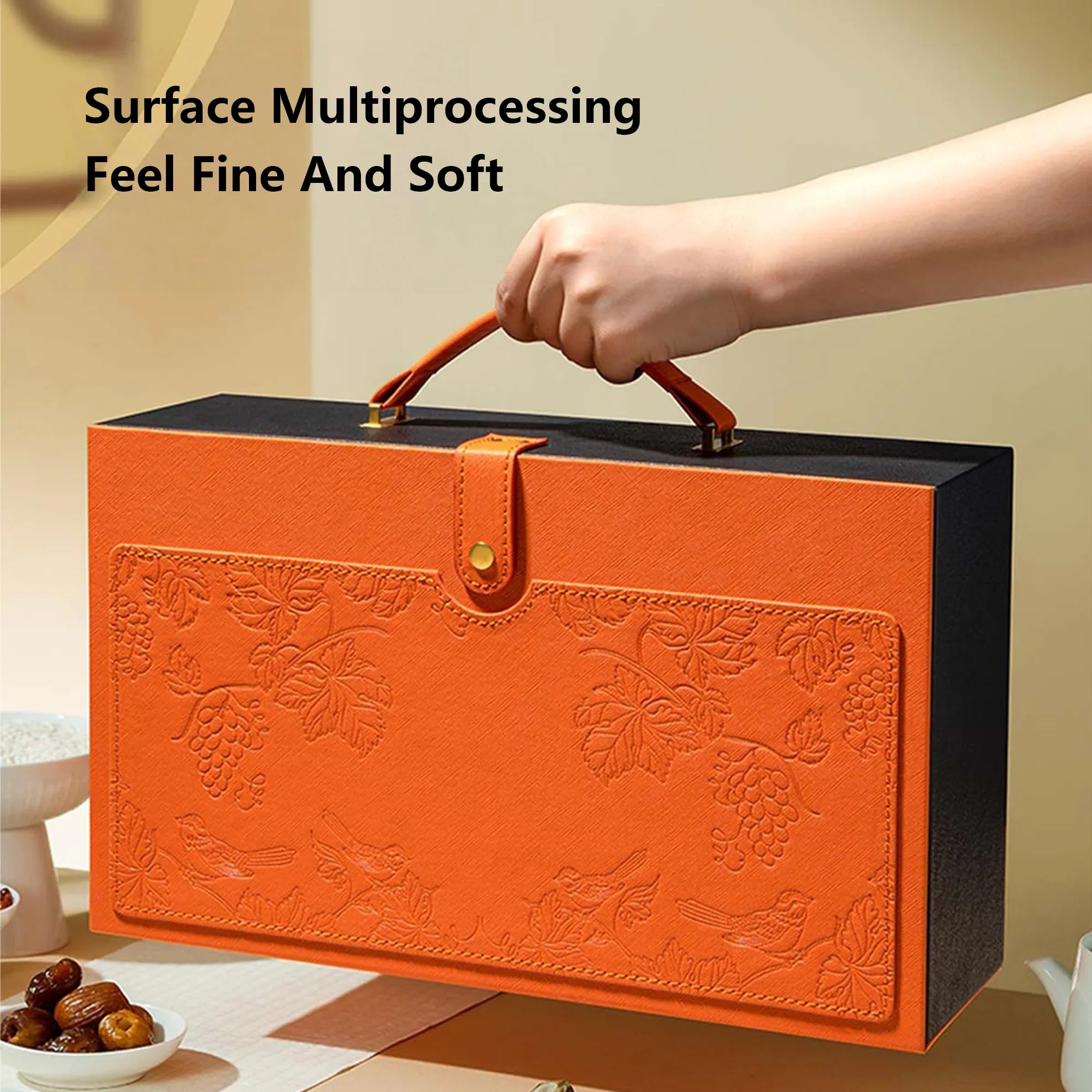 Elegant Dual Bottle Leather Wine Case 10