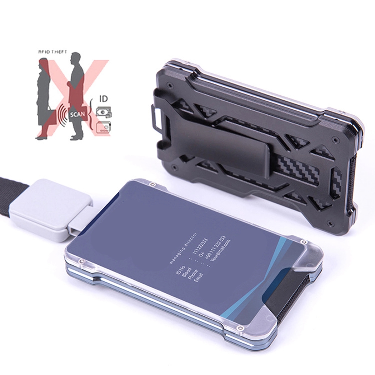 RFID ID Badge Credit Card Holder 2