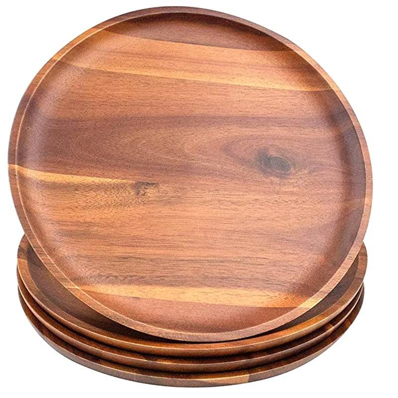 Wood Dinner Plates 2