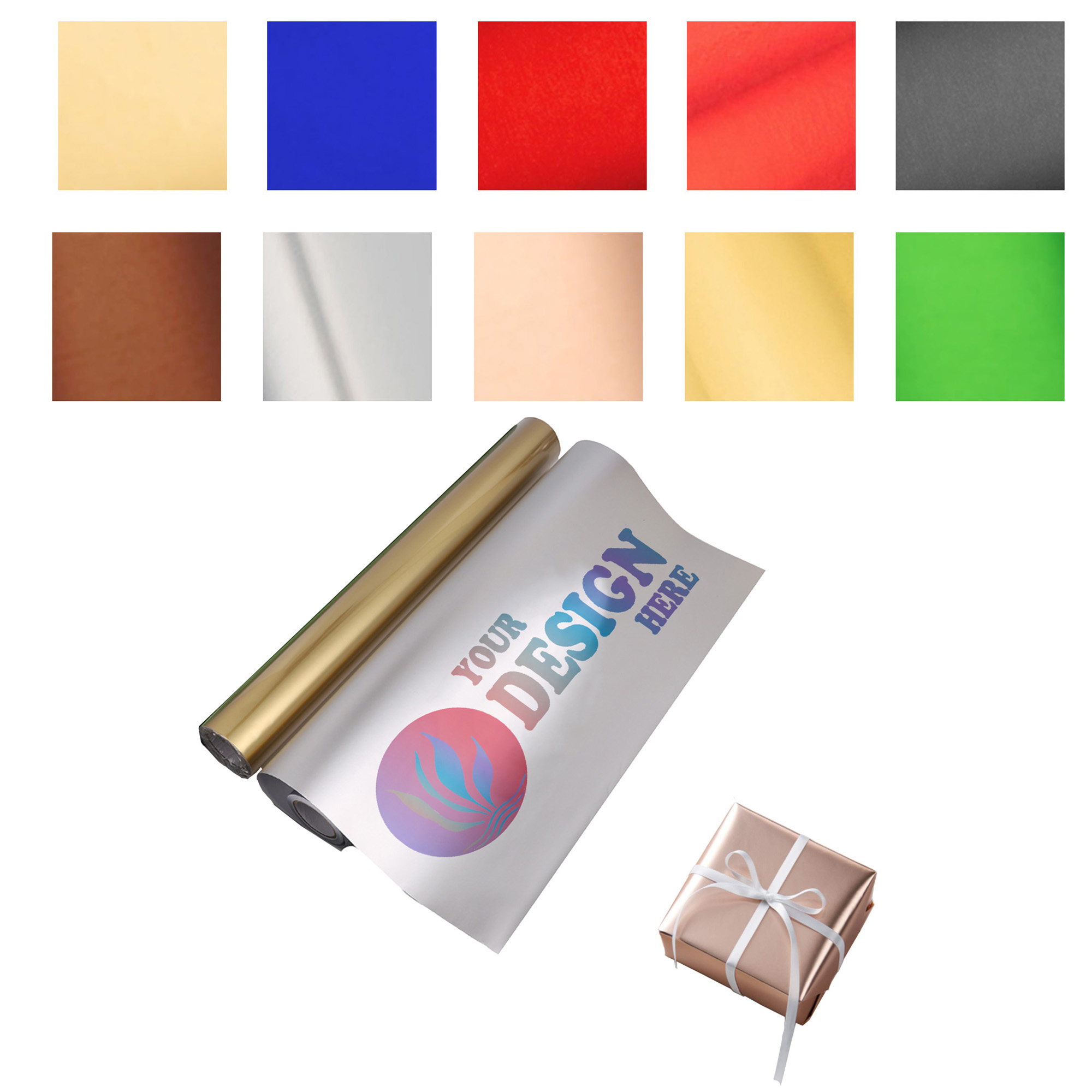 Custom Full Color Printed Wrapping Paper 2