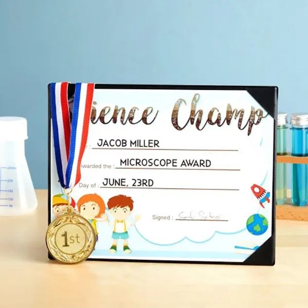 6 Pack 1st Place Gold Medals with 16 Inch Neck Ribbon 4