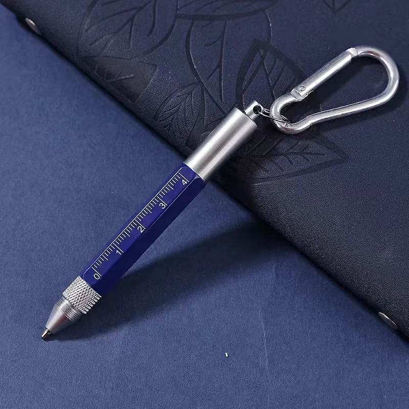 6 In 1 Keychain Multifunction Metal Ballpoint Pen 5