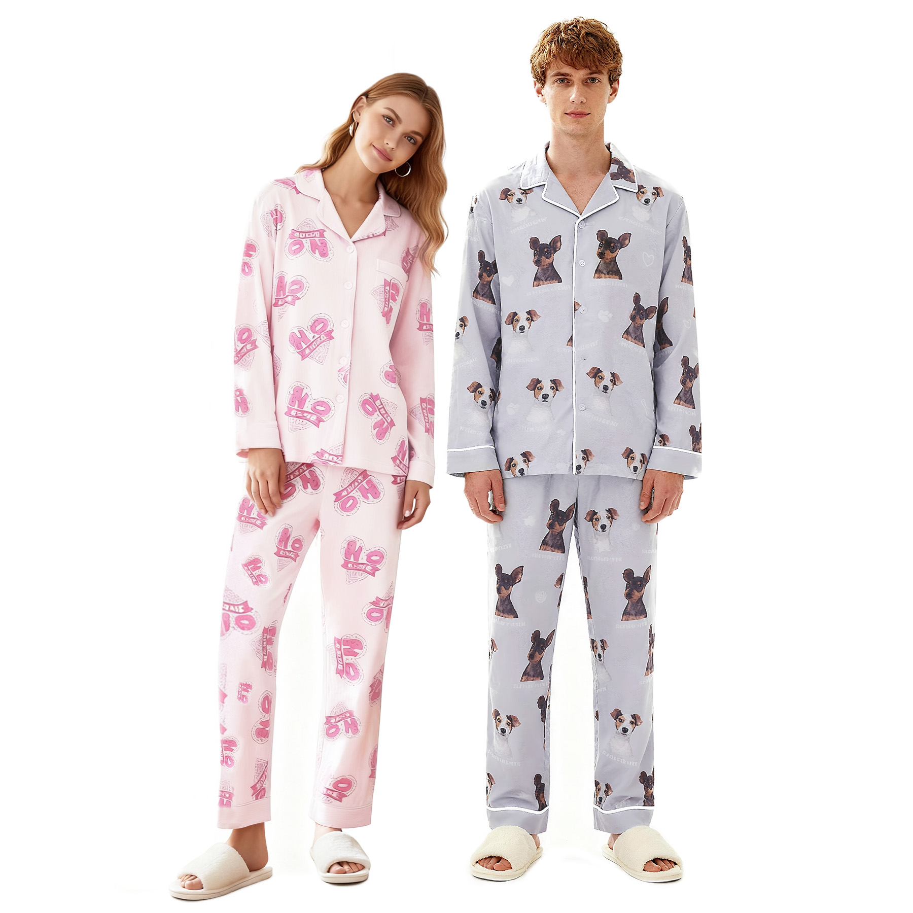 100% Cotton Double-Gauze Unisex Pajama Set 7