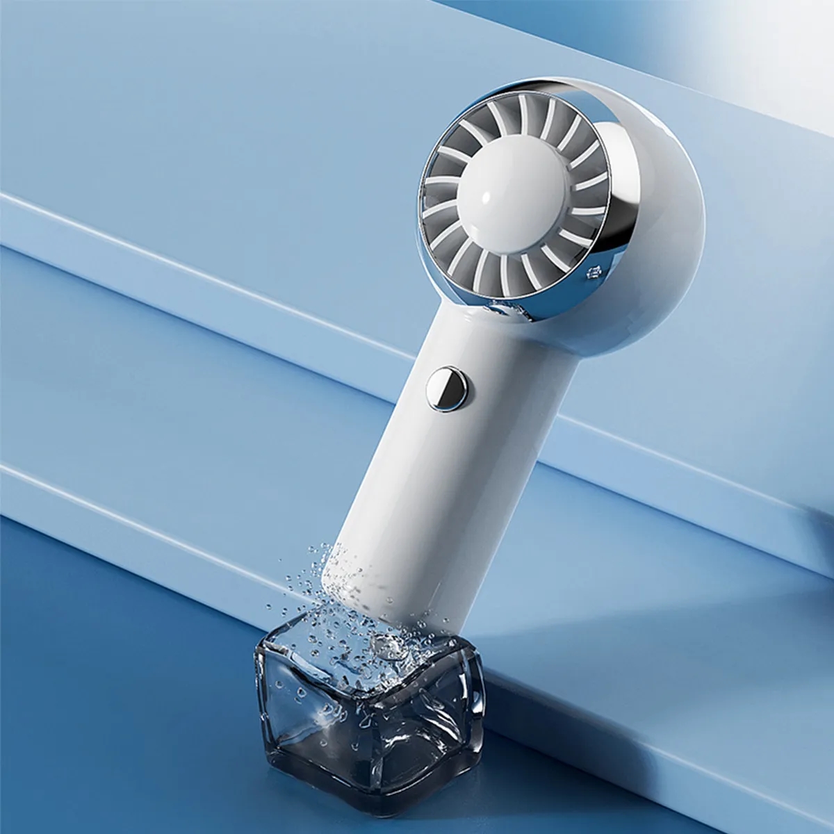 Mini Portable Mute Rechargeable USB Handheld Fan 2
