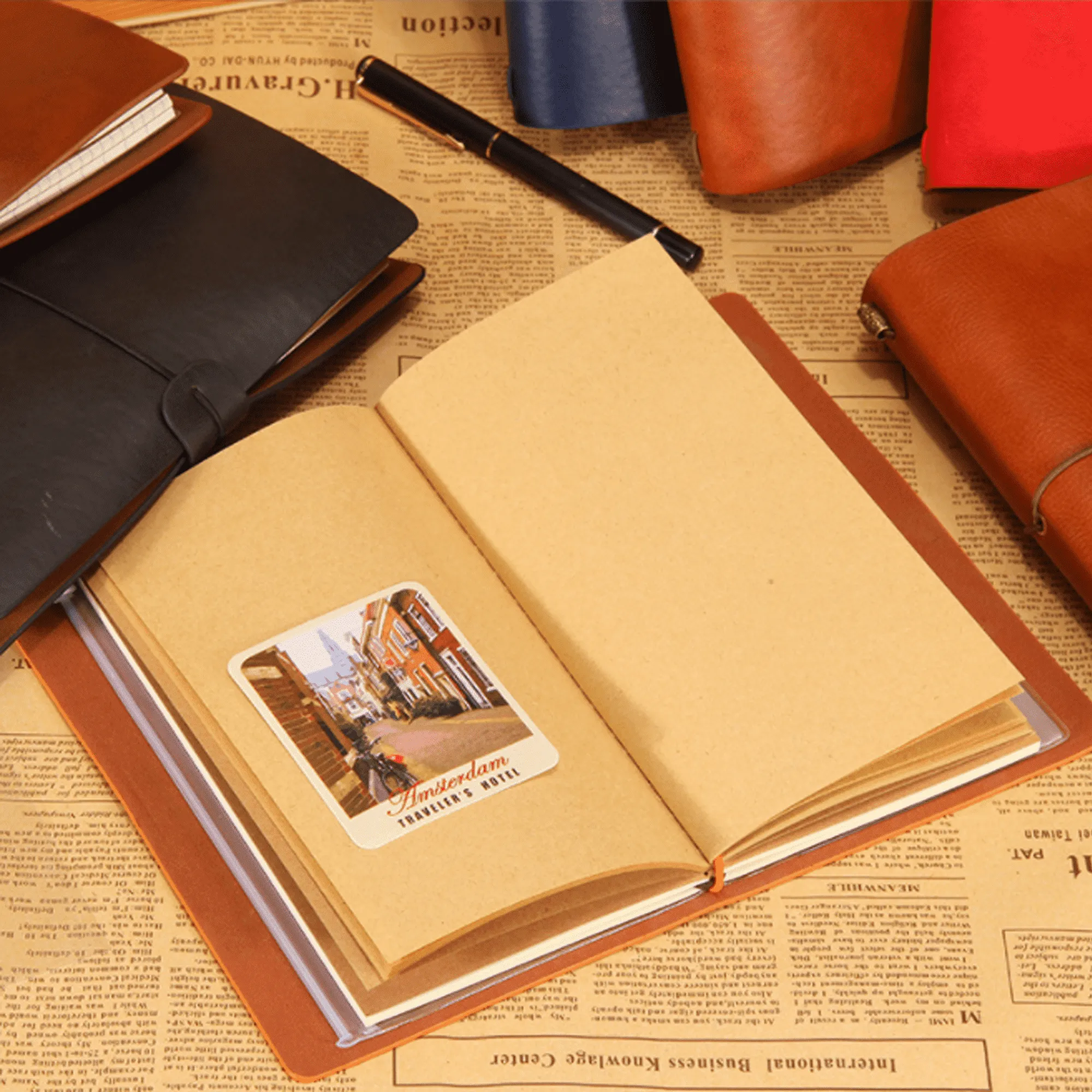 8.2" x 6.3" x 0.6" MOQ20PCS Meeting Notebook With 1