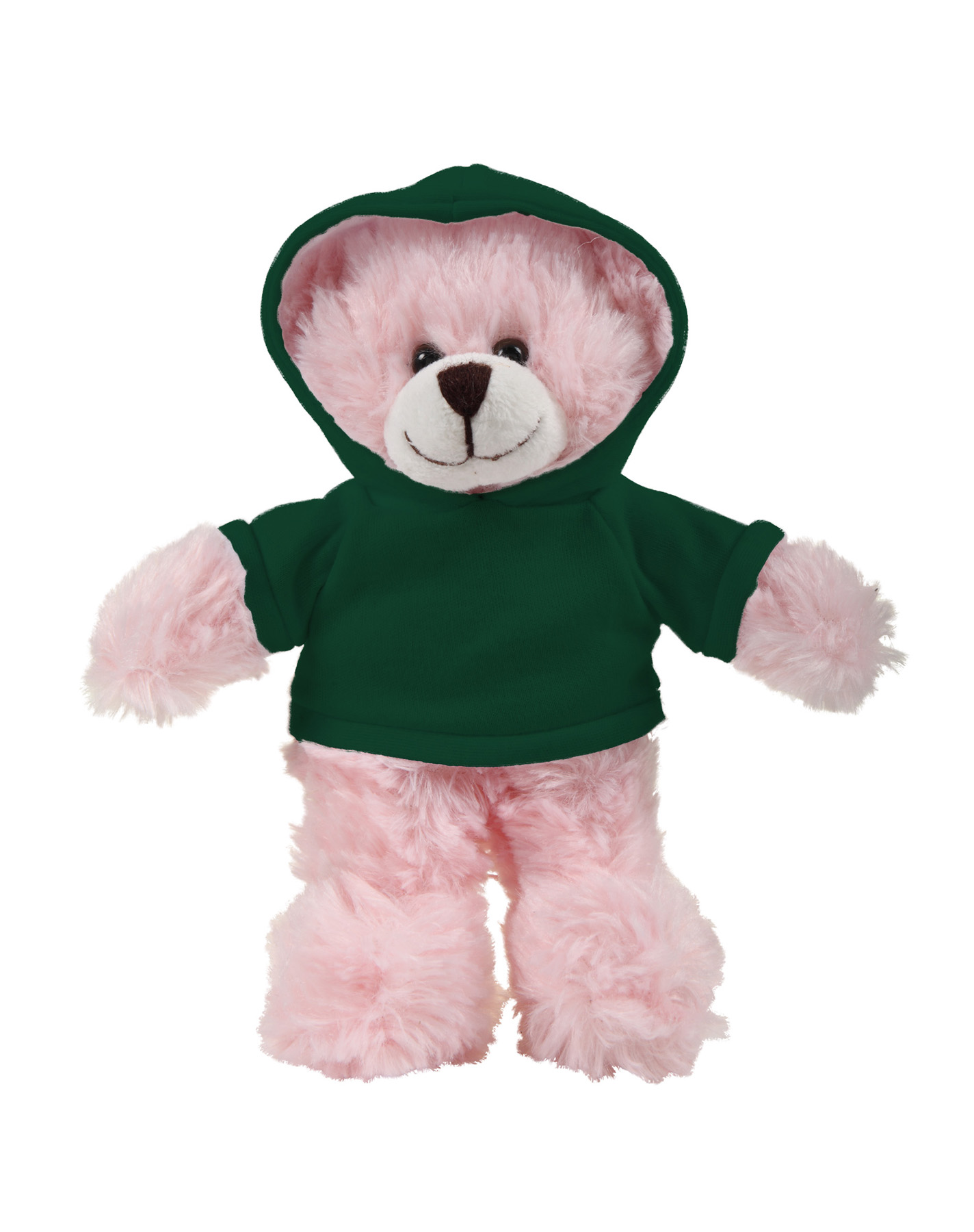 soft plush Pink Bear with hoodie 12