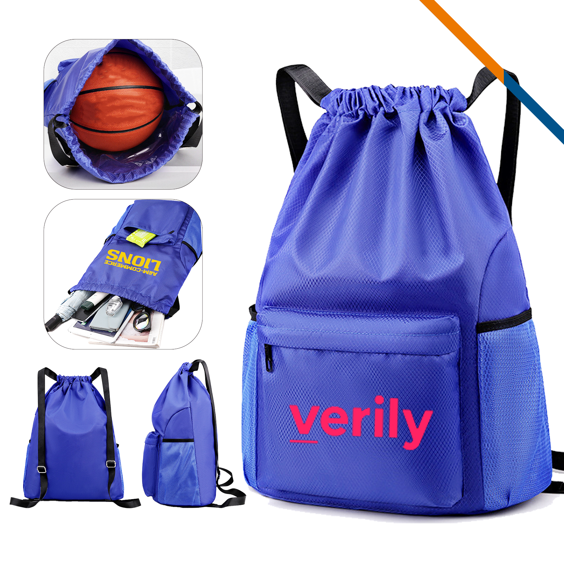 Daley Drawstring Backpack 14