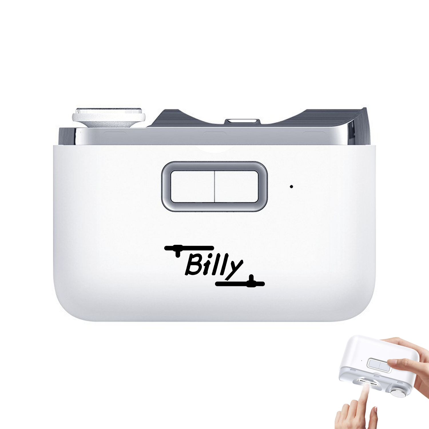 2 In 1 Electric Nail Clipper Cutter W/ Led Light