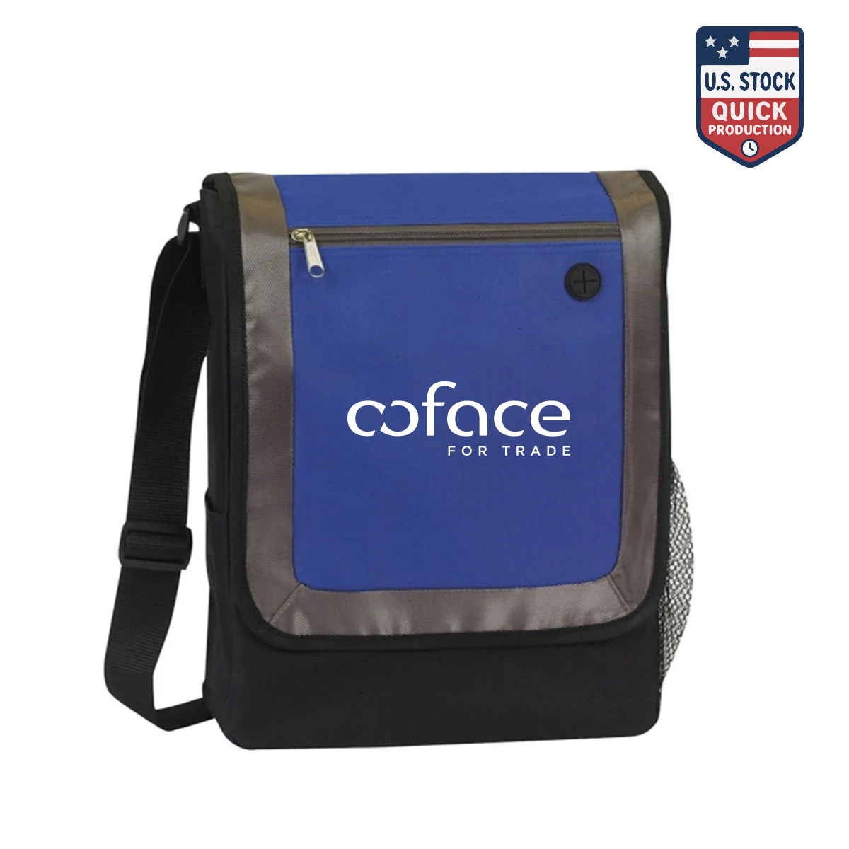 UrbanTrek City Crossbody Messenger Bag with Audio Port 4