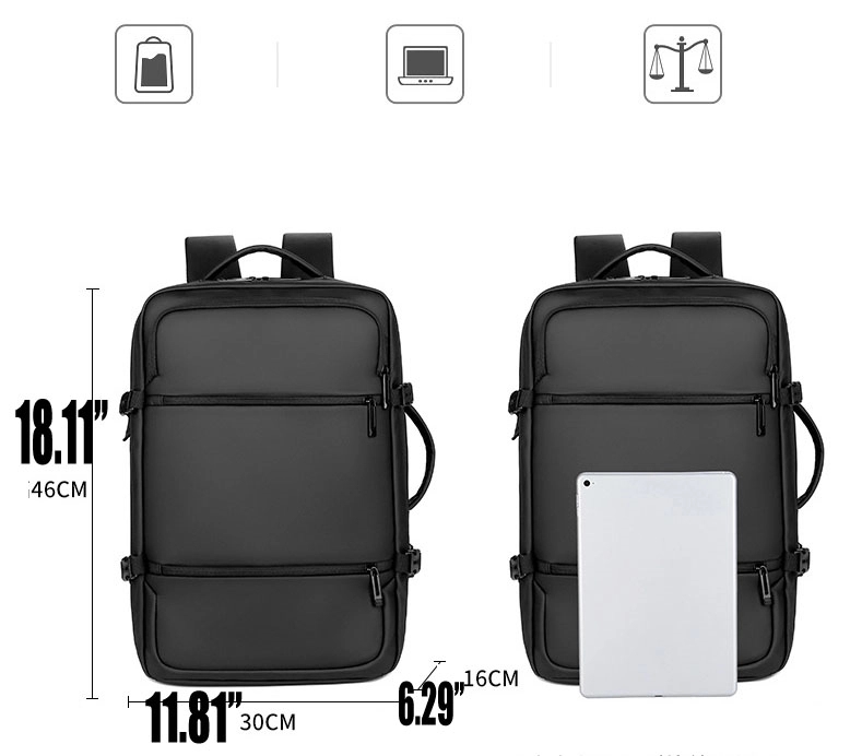 Custom Waterproof Travel Bags With USB Port 20