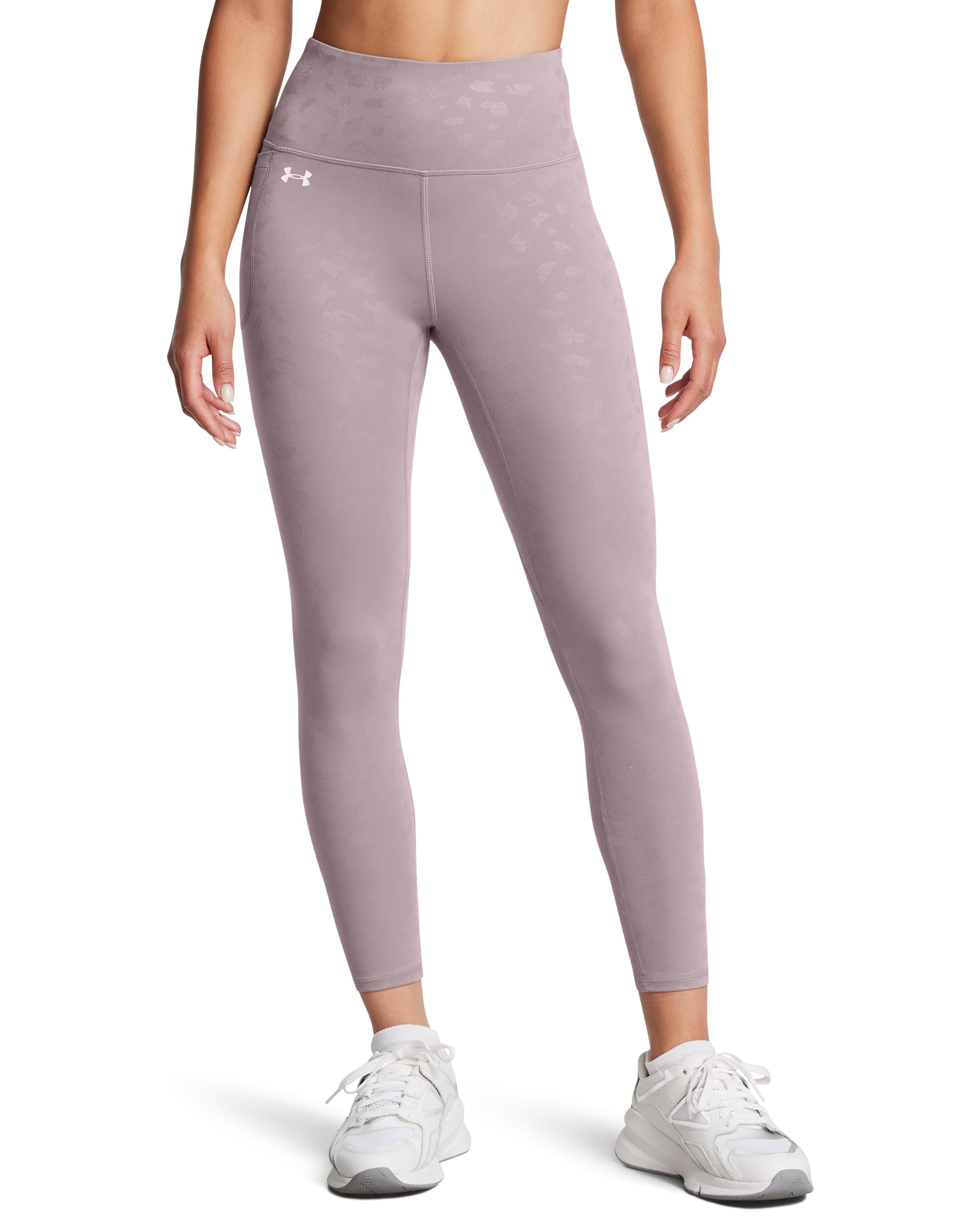 UA Motion Gloss Printed Women's Ankle Leggings 2