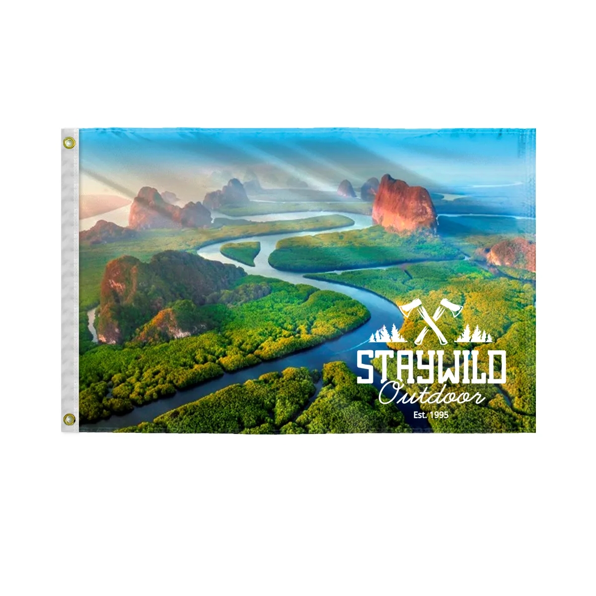 Custom Digital Print Flag 2' x 3' Nylon 2