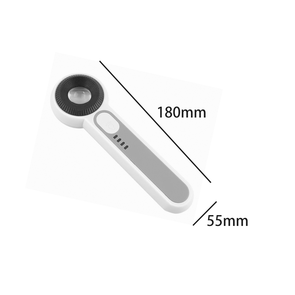 Touch LED Handheld Magnifier Rechargeable Magnifying Glass 5