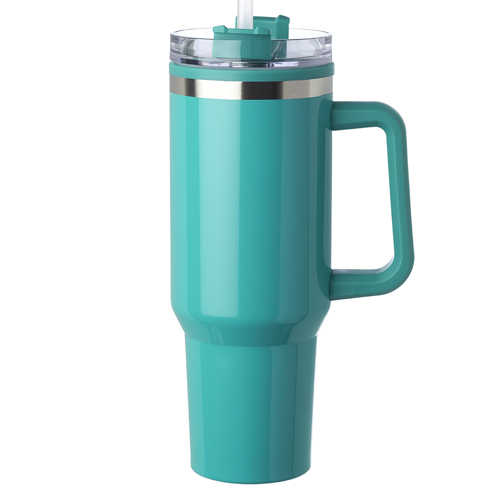 40 oz. Hugo Plastic Interior Stainless Steel Travel Mugs