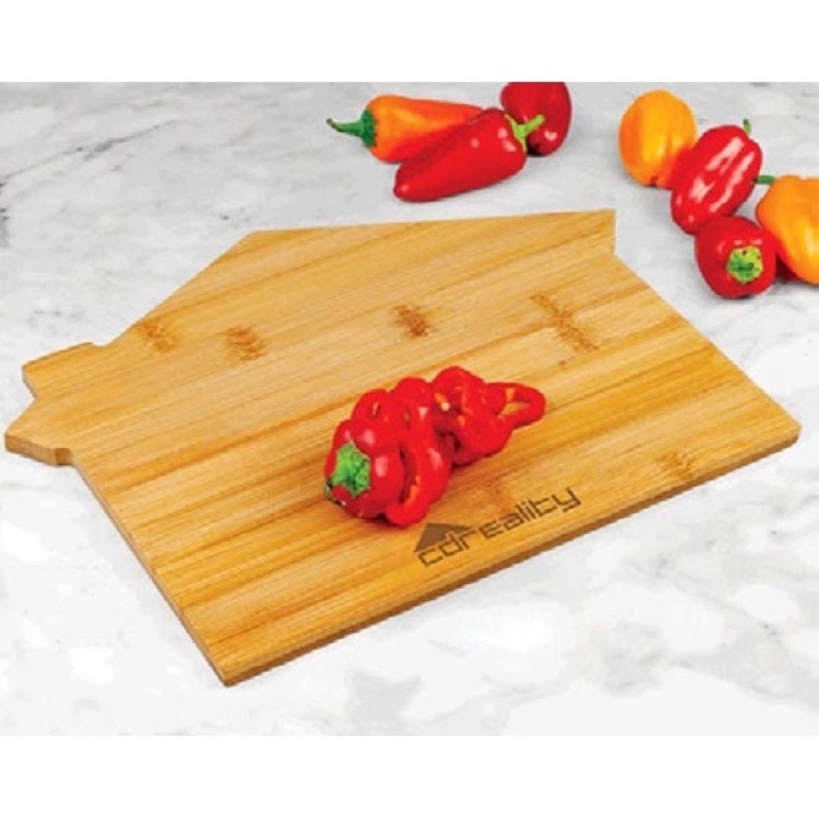 BistroTek House Shaped Bamboo Cutting Board 2