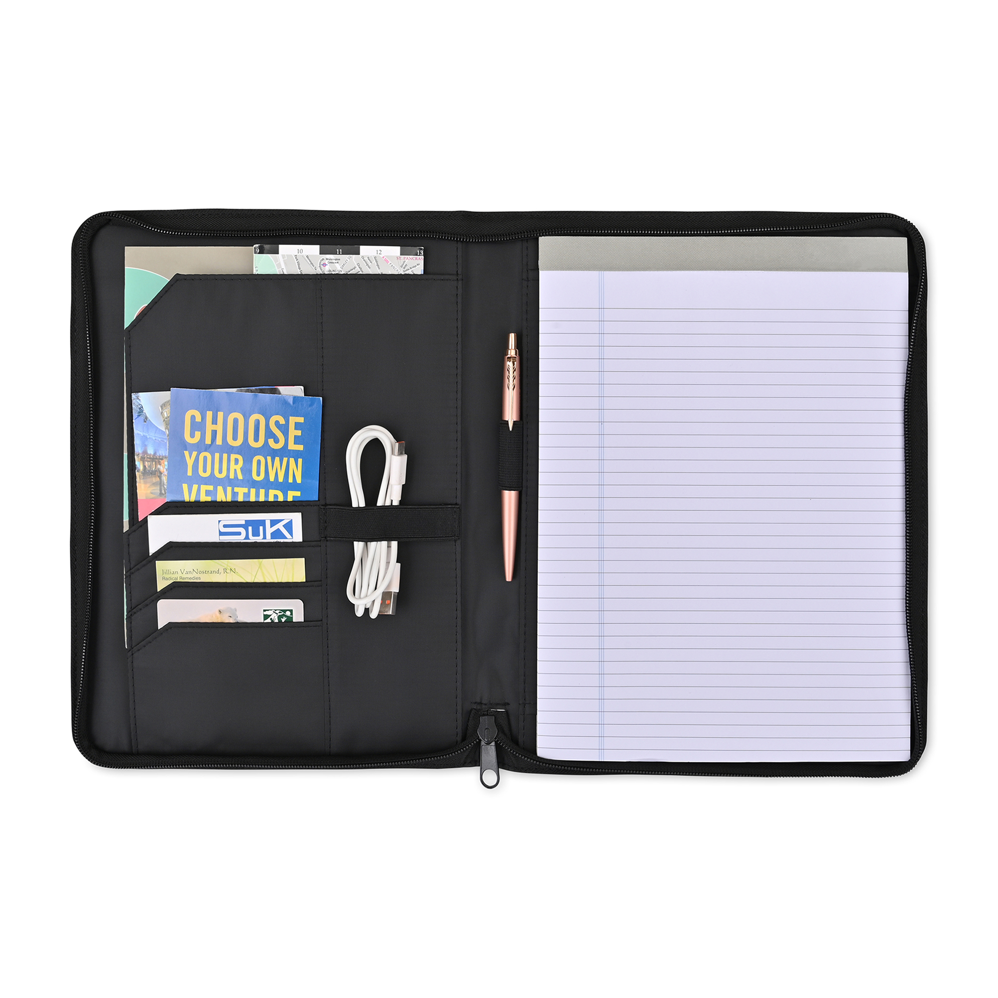 Morgan Executive Zippered Padfolio 9