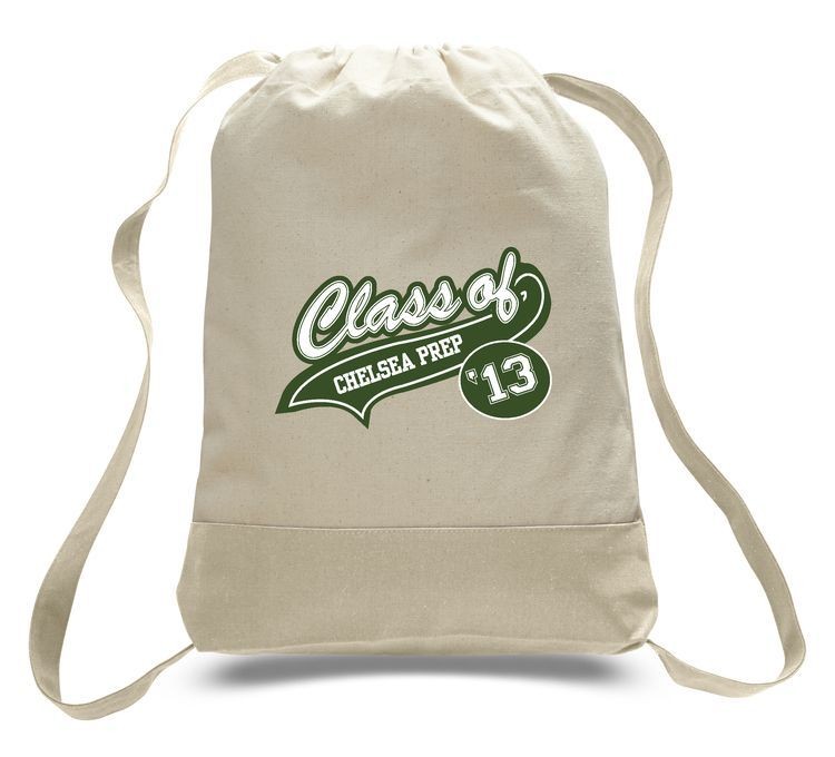 2 Tone 12 Oz. Canvas Cinch Backpack