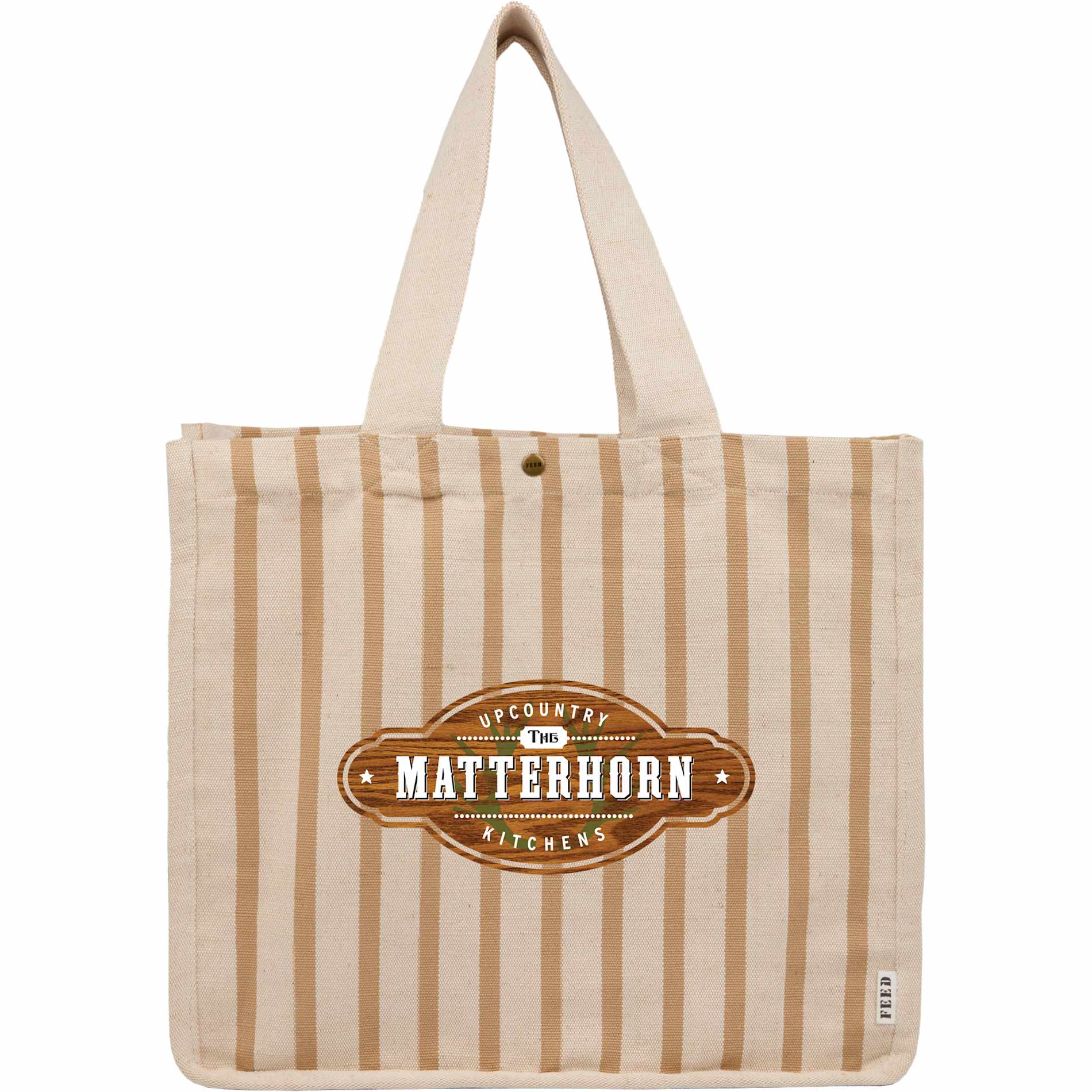 FEED Striped Carry Tote