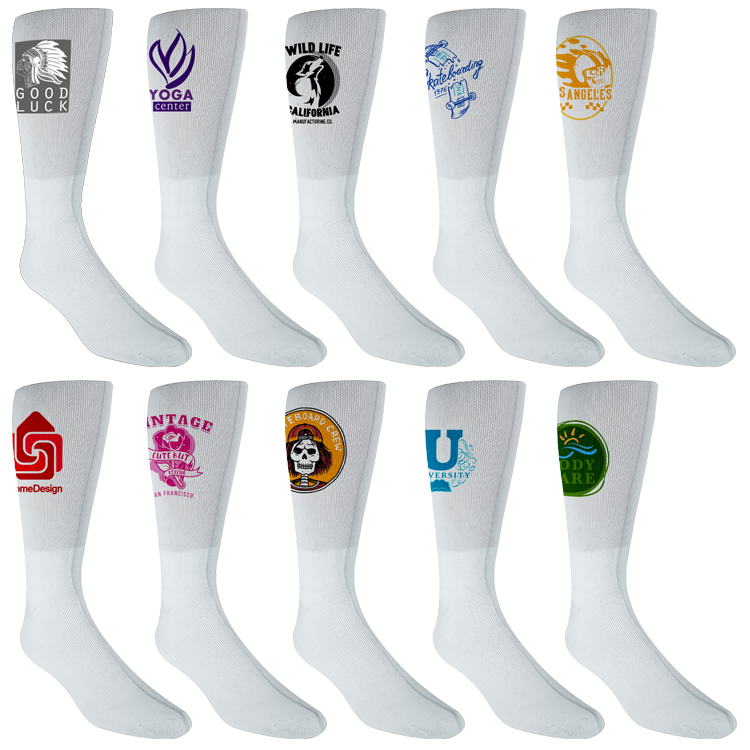 Side Imprint Crew Socks 13
