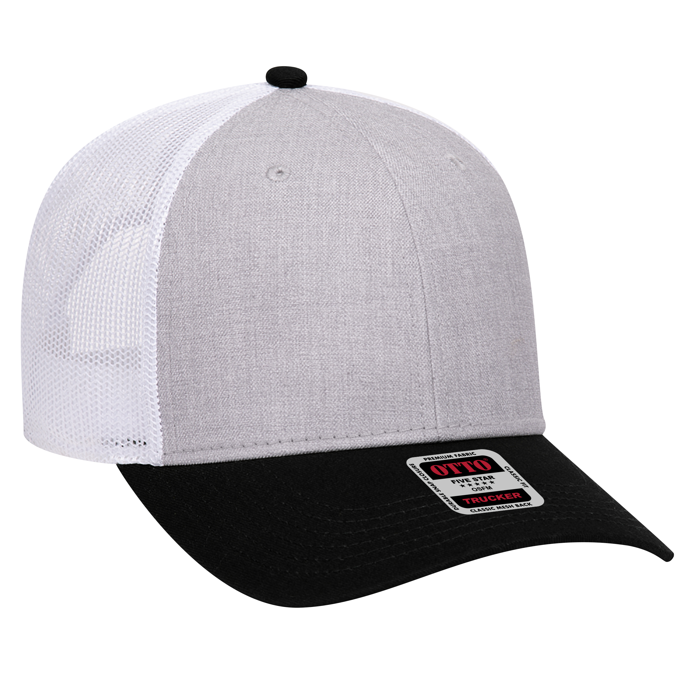 OTTO CAP® 6 Panel Low Profile Mesh Back Trucker Hat 21