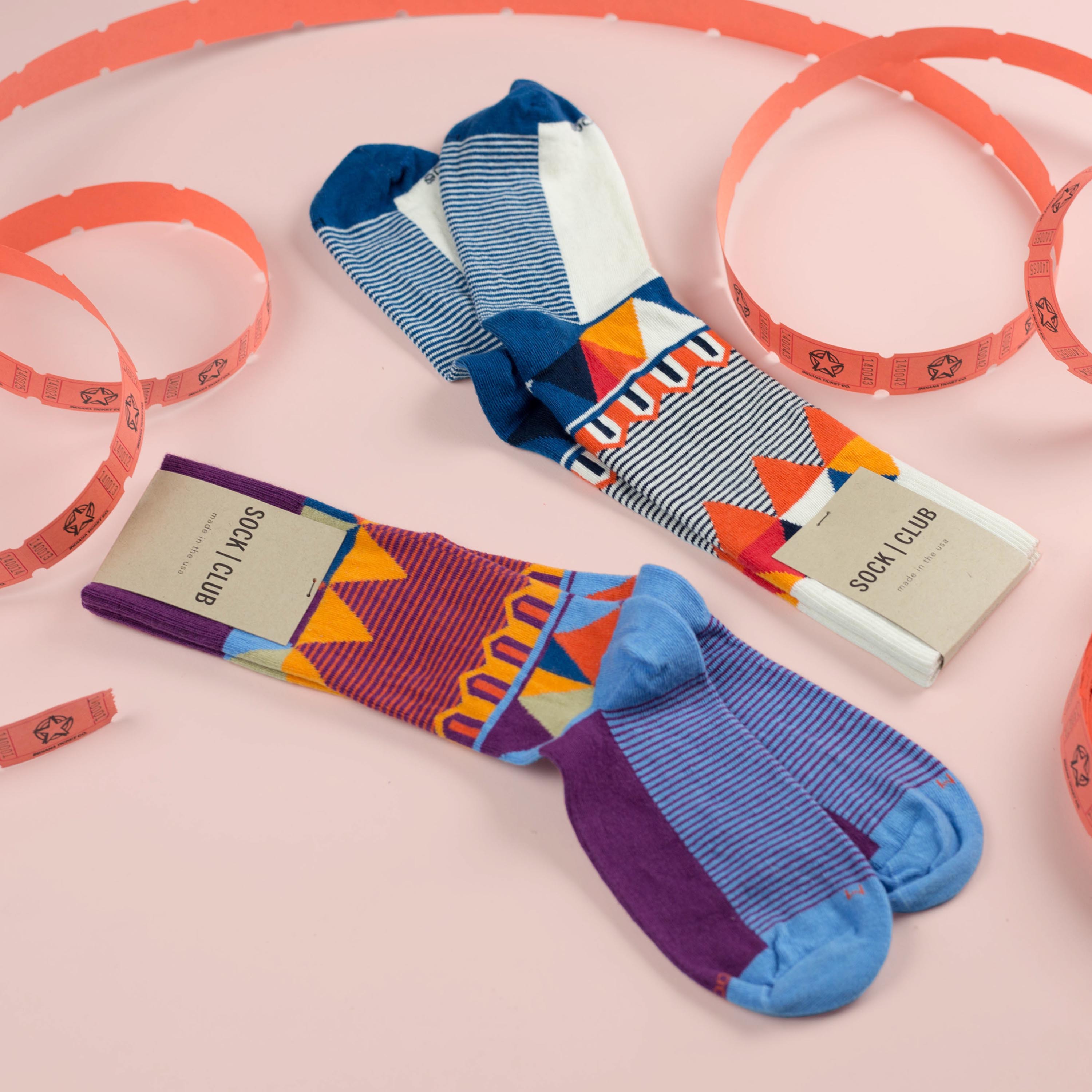 Standard Carnival Socks - Festive Footwear for Fair Fun - American Made 2