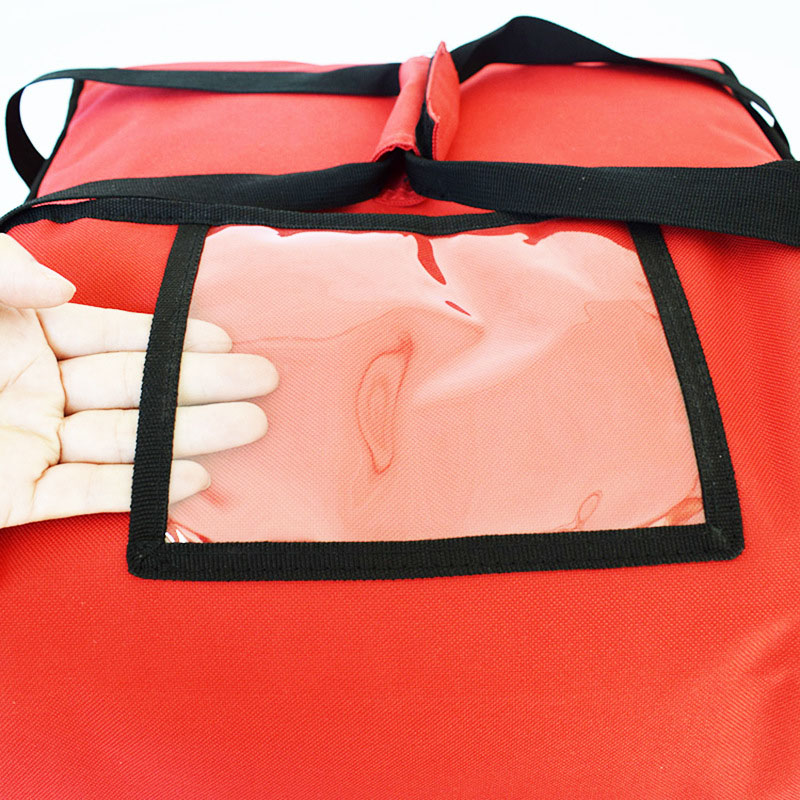 Insulated Pizza Delivery Bag Commercial Food Warmer Carrier Bag 17x 17x 9" 5