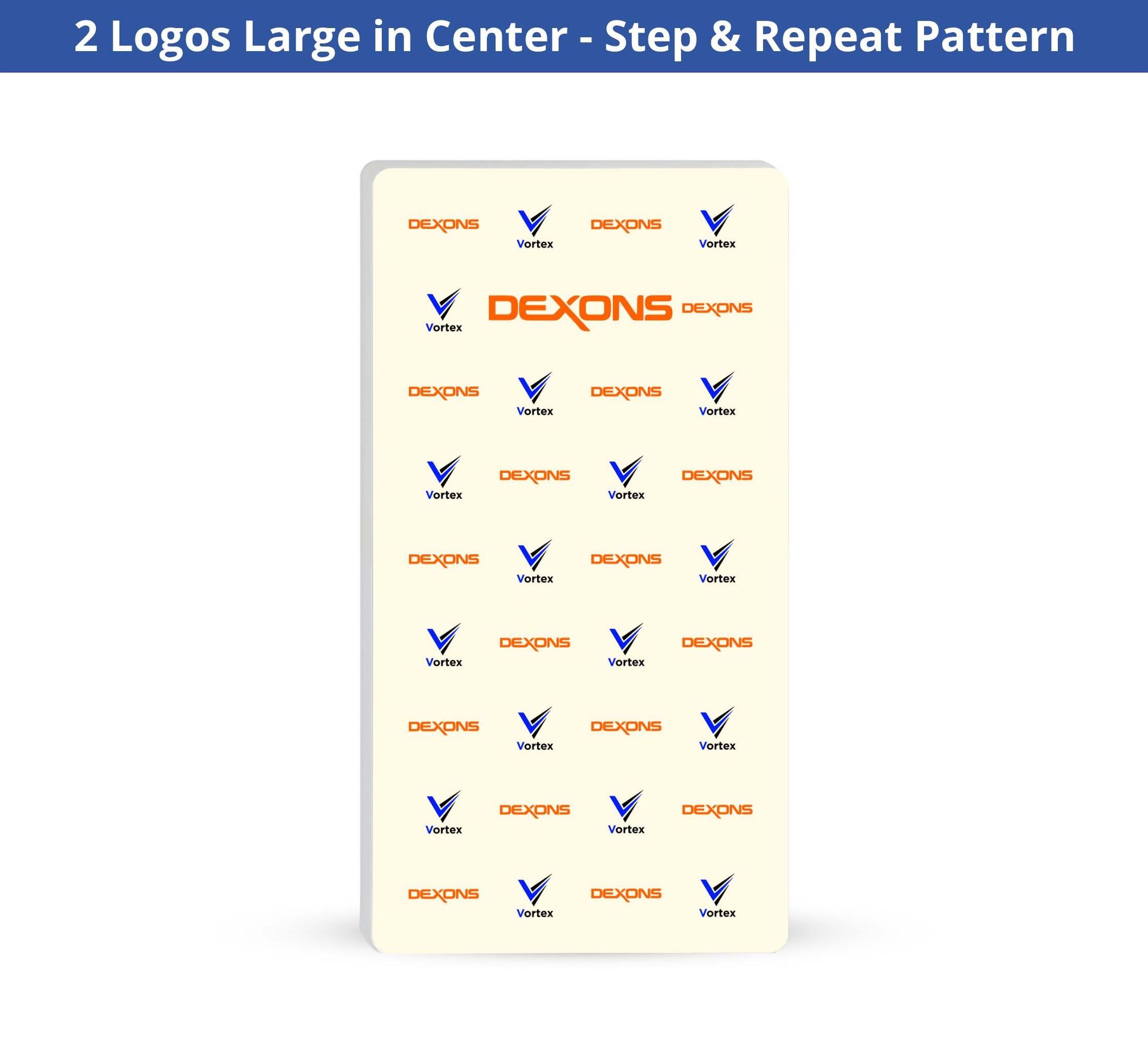8ft x 15ft Step and Repeat Wall Box Fabric Display Package 4