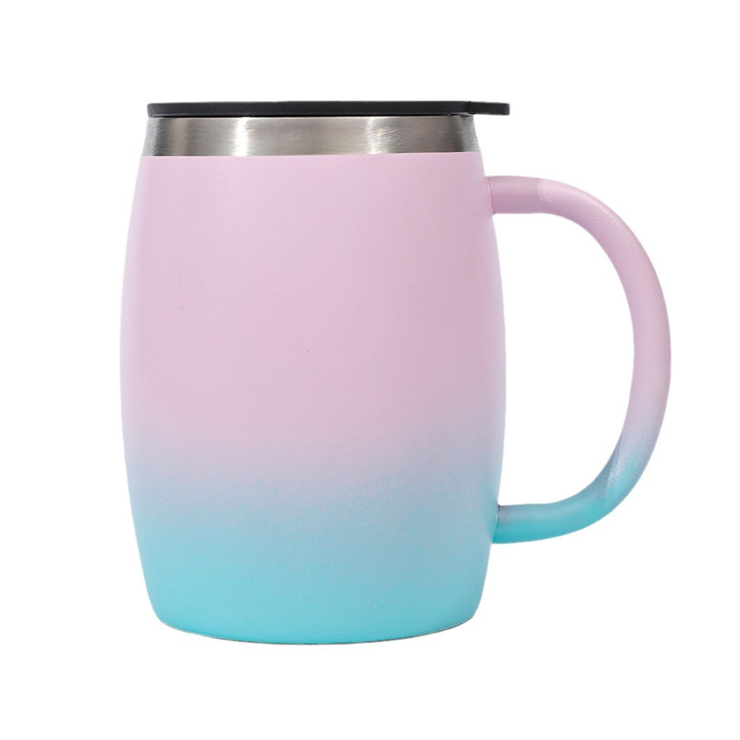 14oz Curved Double Wall Stainless Steel Insulated Mug 3