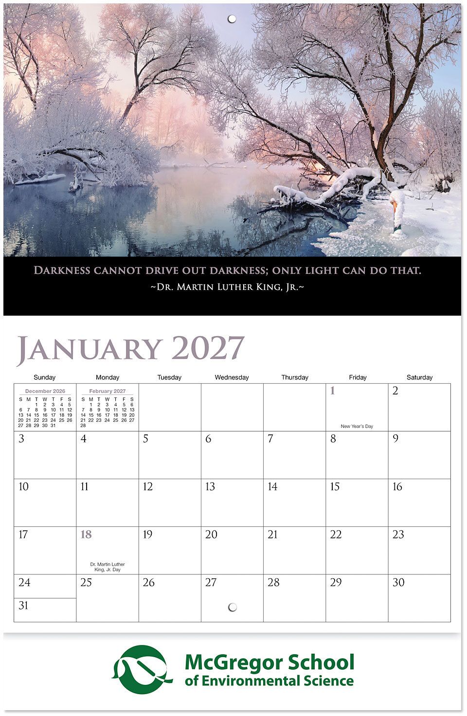 INSPIRATIONS STAPLED WALL CALENDAR 13