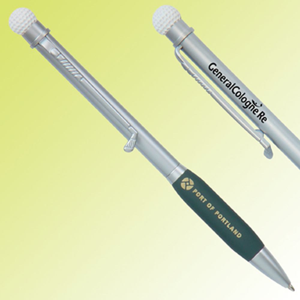 Golf Pen w / Rubberized Brass Grip. 1
