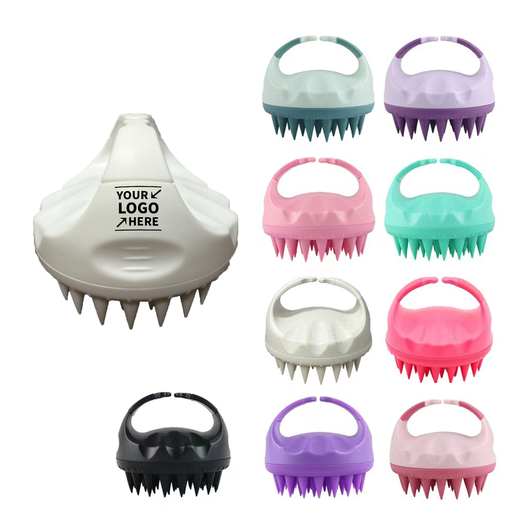 Soft Silicone Comb for Scalp Massage 1
