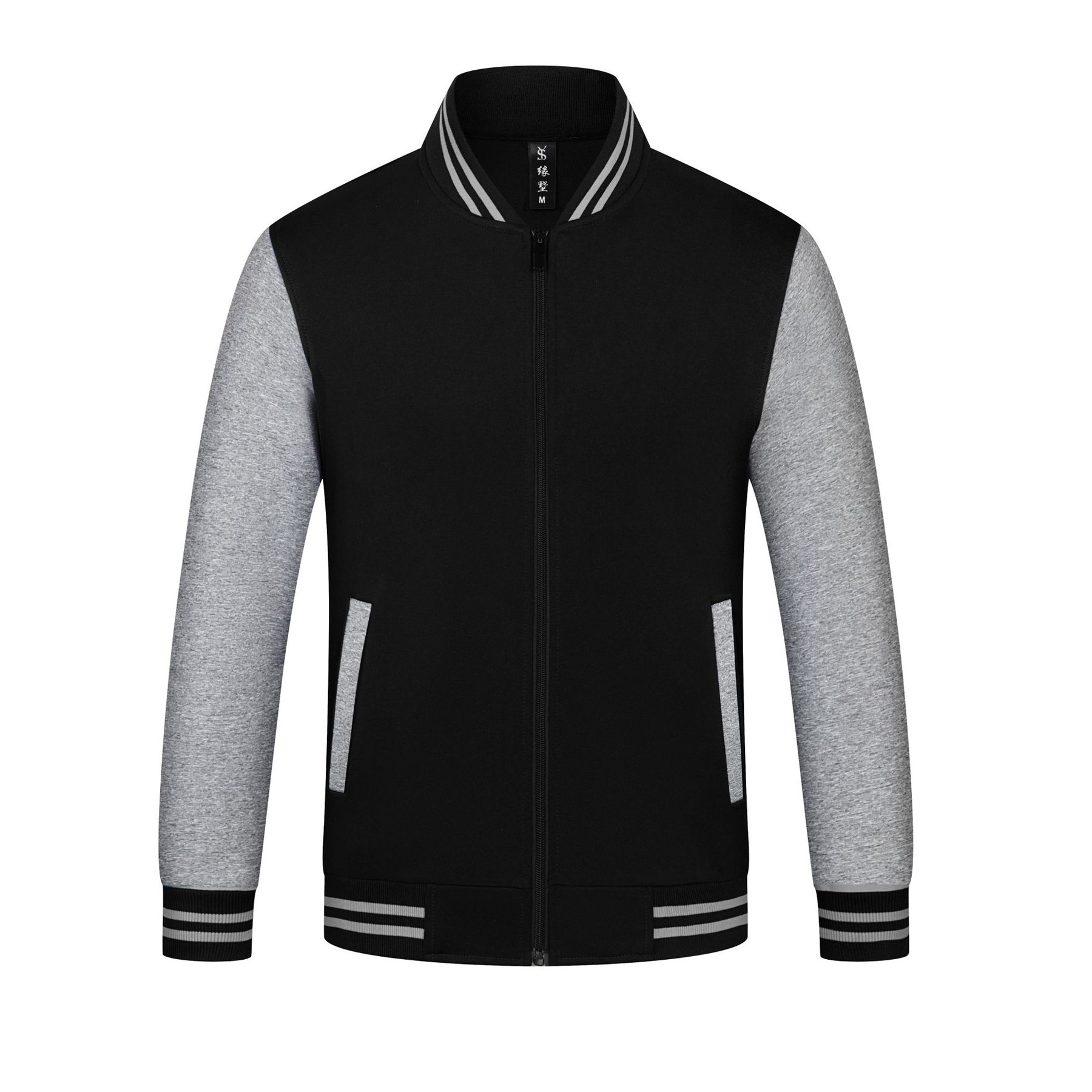 Unisex Zipper Baseball Jacket 2