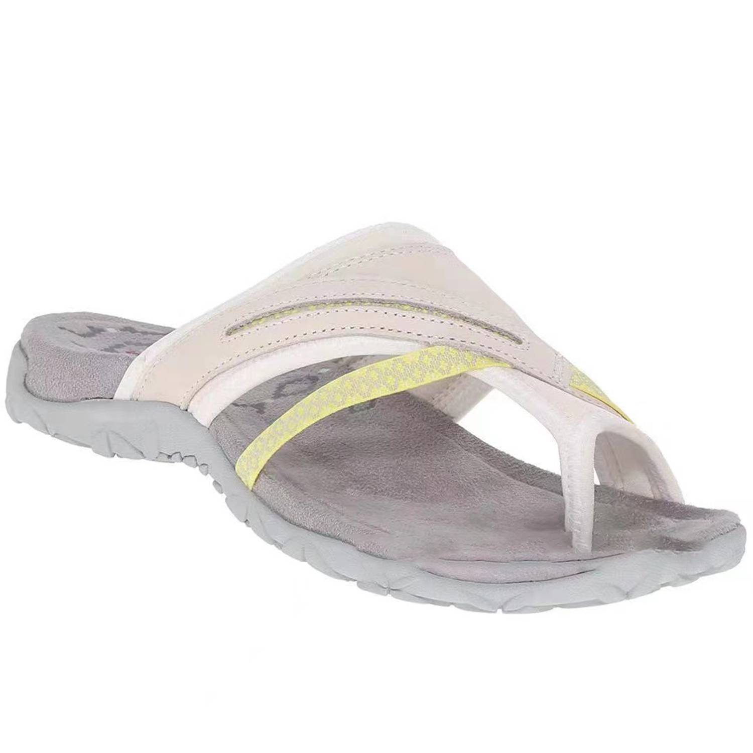 Leather Beach Flip Flops Rubber Cushion Sandals Slippers 5